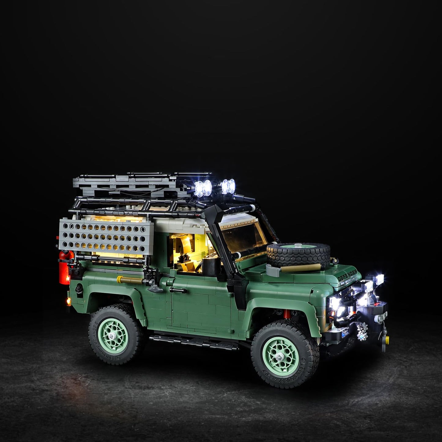 Vaodest Light for Lego 10317 Icons Land Rover Defender 90 Set – Light Kit (Light Only)