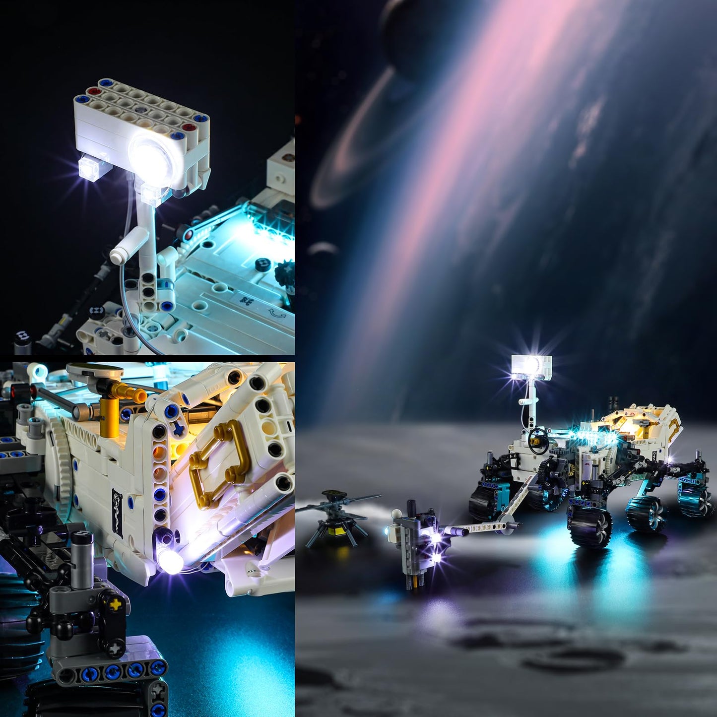 Vaodest LED Light Kit for Lego 42158 NASA Mars Rover Perseverance (LED Only)