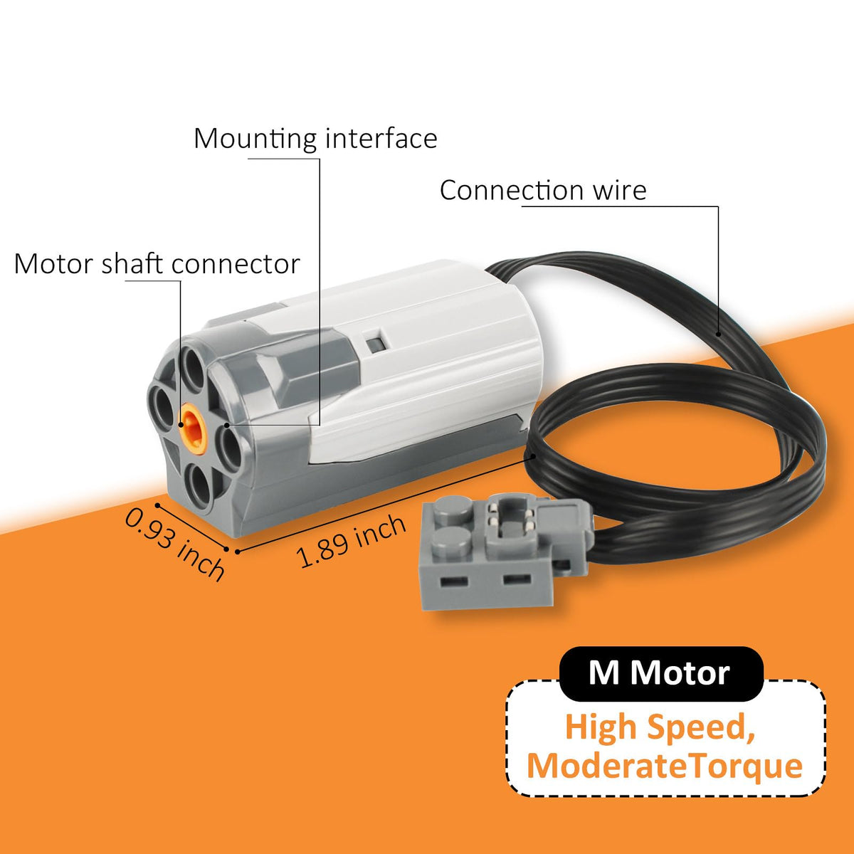 VAOEVA 5-in-1 Motor Kit for Building Blocks | Remote Control & 2.4G Receiver