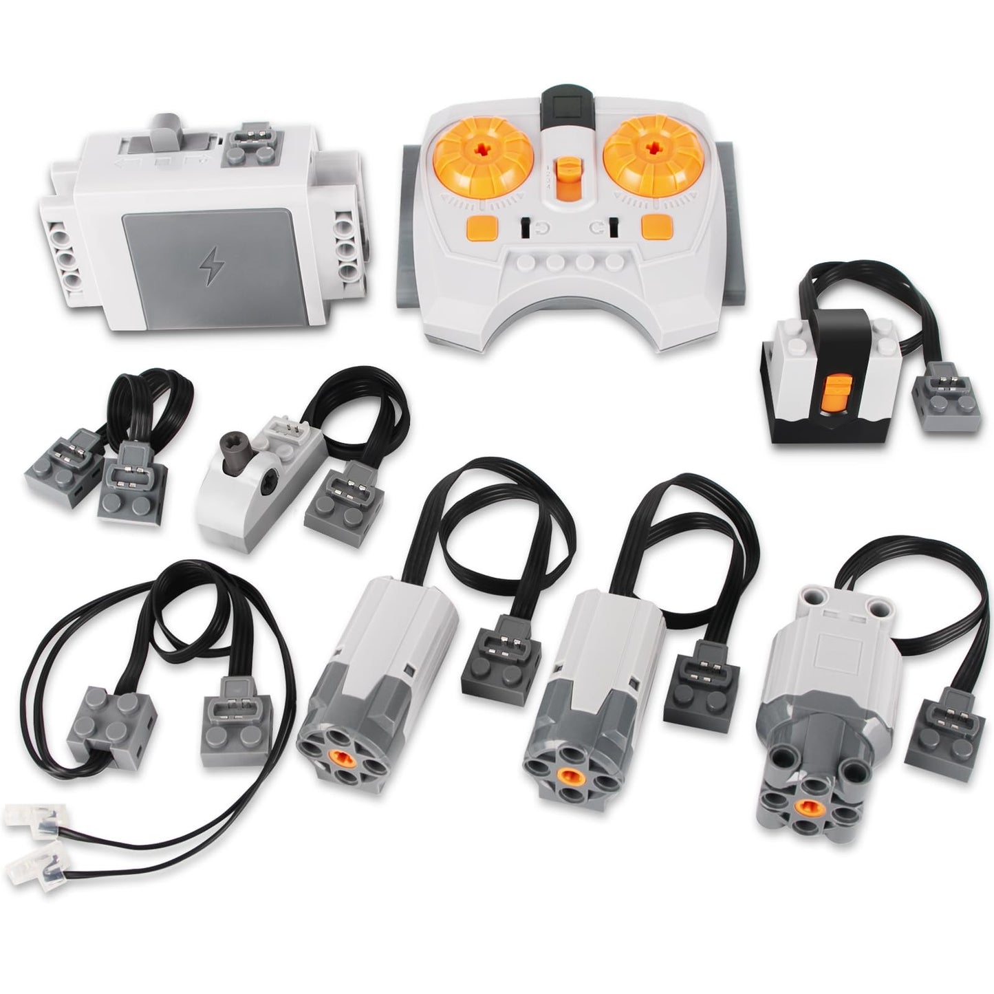 VAOEVA WEERSHUN 9-in-1 Motor Kit for Stud Building Blocks – Powerful Motors & Remote Control