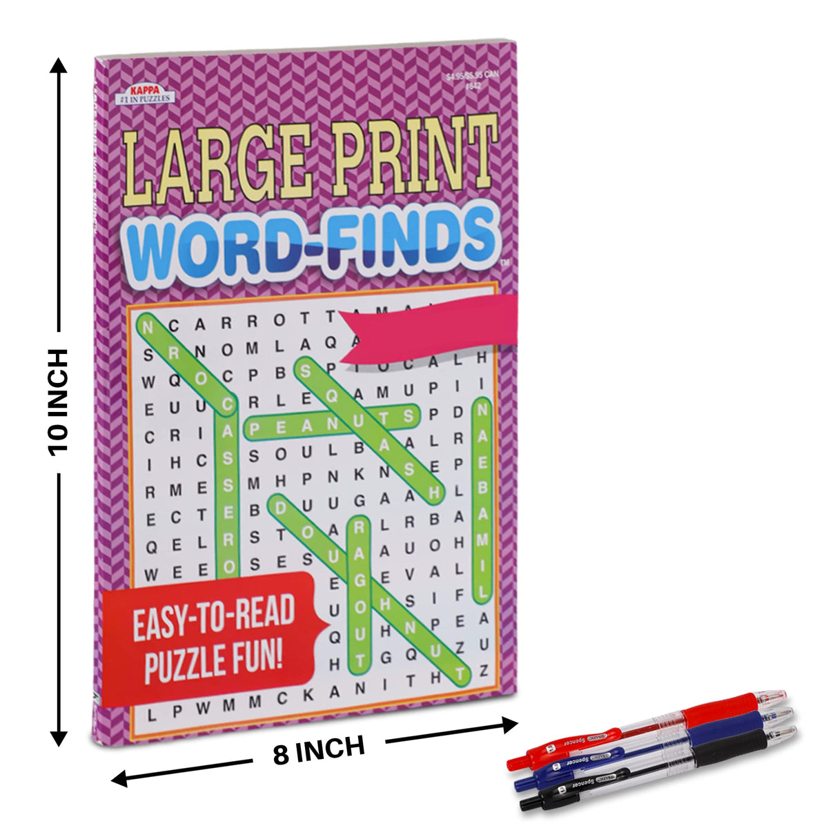 Variety Savings 12-Pack: Sudoku & Word Search Puzzles for Adults (8x10)