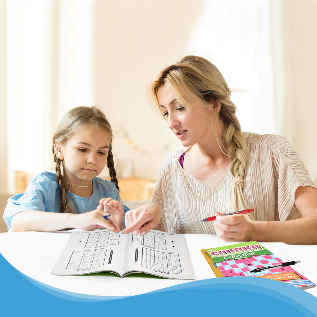 Variety Savings 12-Pack: Sudoku & Word Search Puzzles for Adults (8x10)