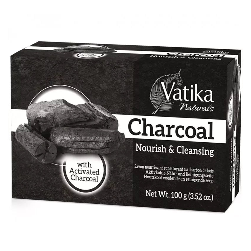 Vatika Charcoal Soap Deep Cleansing & Detoxifying for All Skin Types 100 g/3.53 oz
