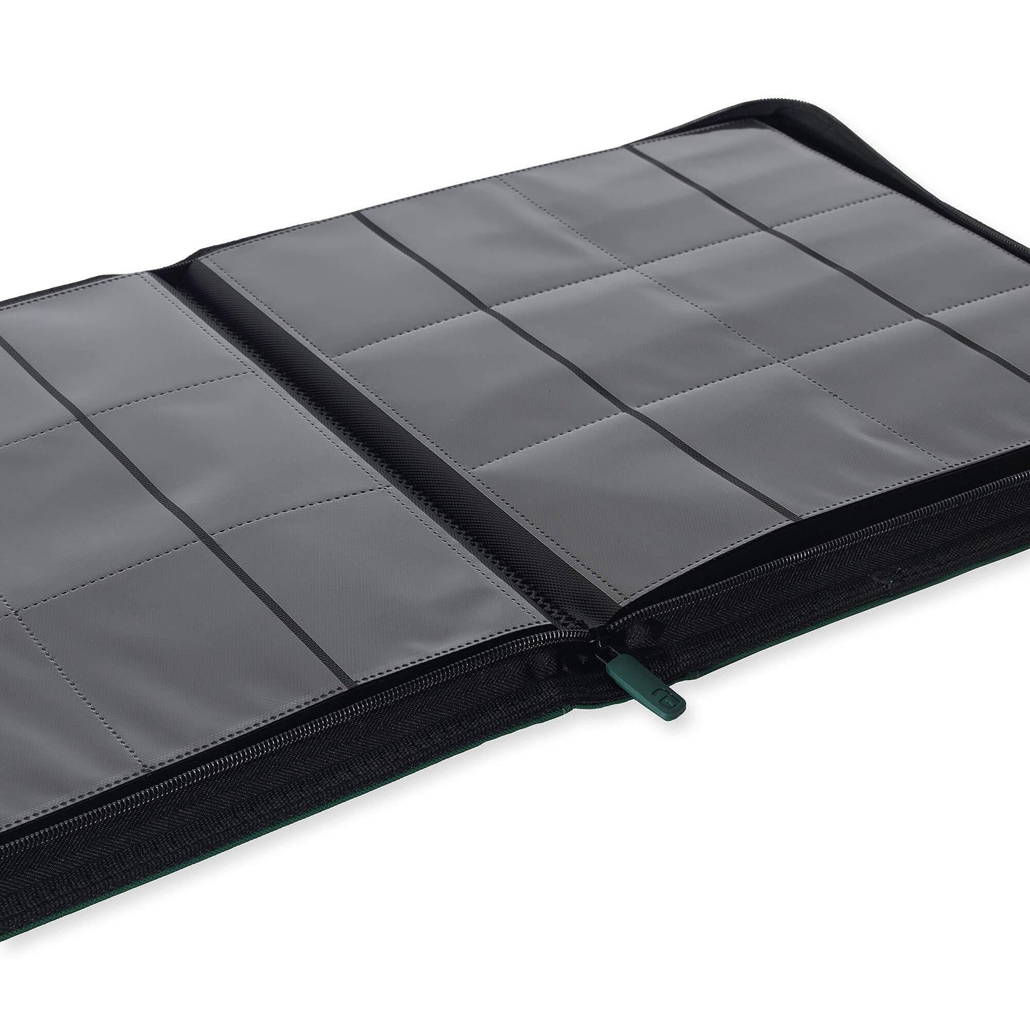 Vault X 12 Pocket Zip Binder – 480 Cards, Exo-Tec, 20 Pages, Green