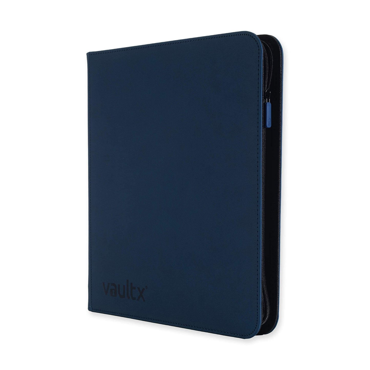 Vault X 12-Pocket Trading Card Zip Binder – 480 Cards, Exo-Tec Cover, 20 Pages, Blue