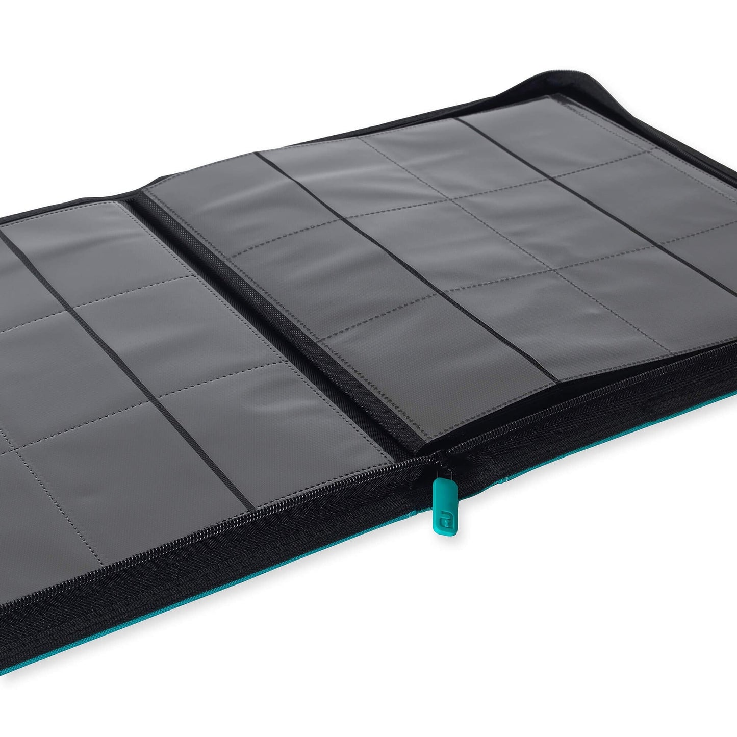 Vault X 12 XL Pocket Zip Binder – 624 Cards, Exo-Tec Cover, 26 Pages, Teal