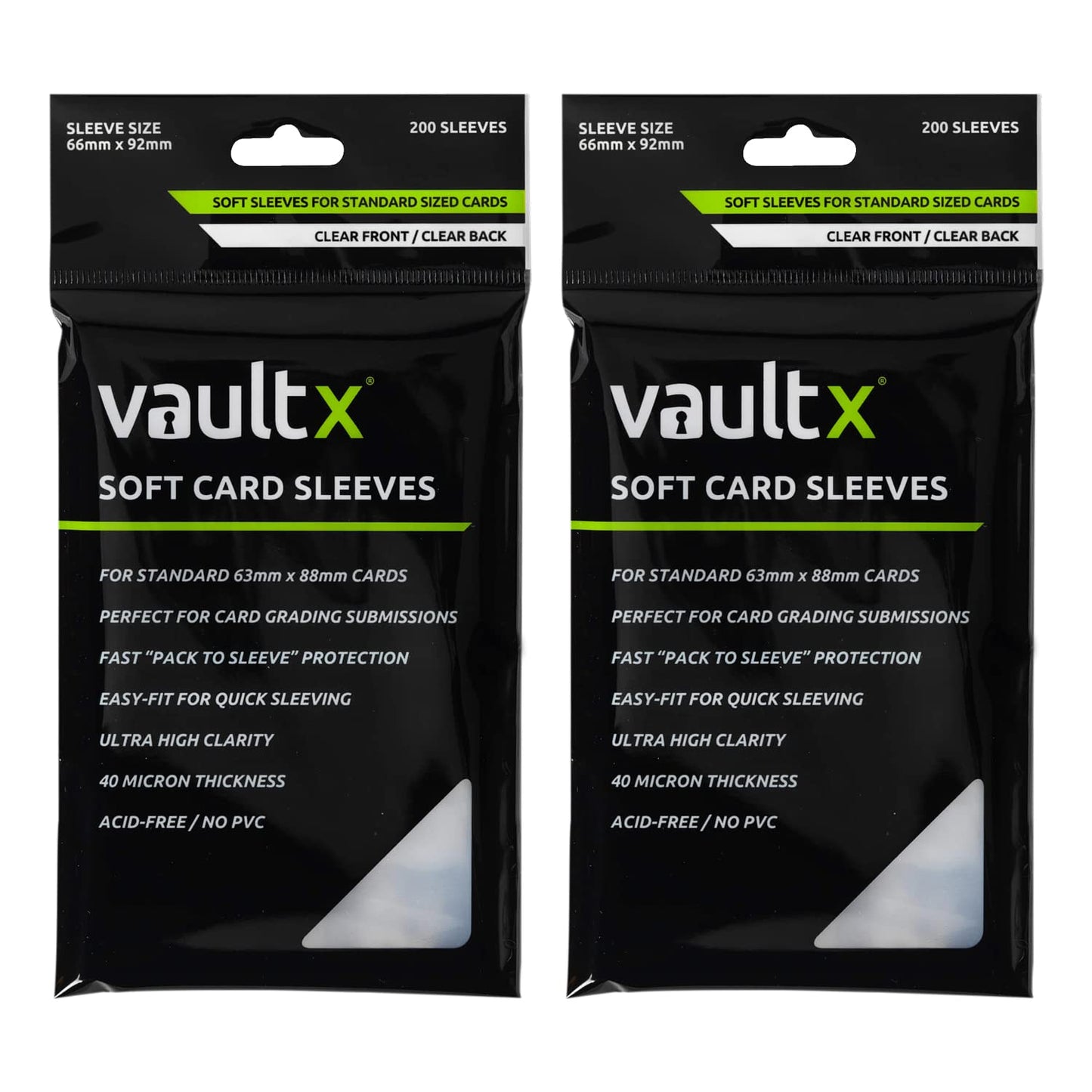 Vault X Soft Penny Sleeves 400-Pack – Crystal Clear Protection for Trading Cards