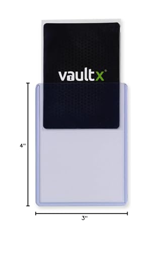 Vault X Toploaders 35pt – Premium Rigid 3x4 Card Holders (100 Pack)
