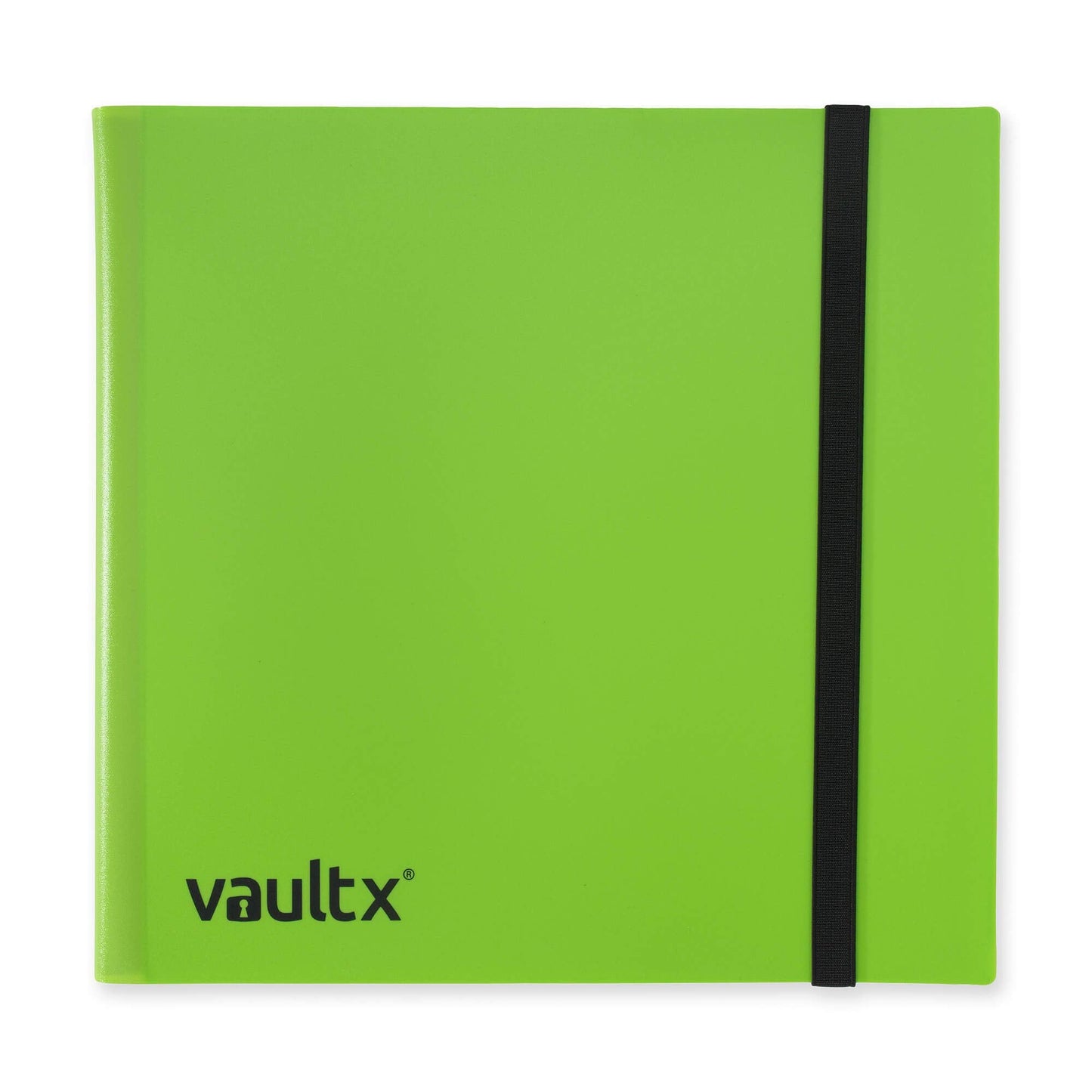 Vault X 12 Pocket Strap Binder – 480 Card Capacity | Standard Size | Green