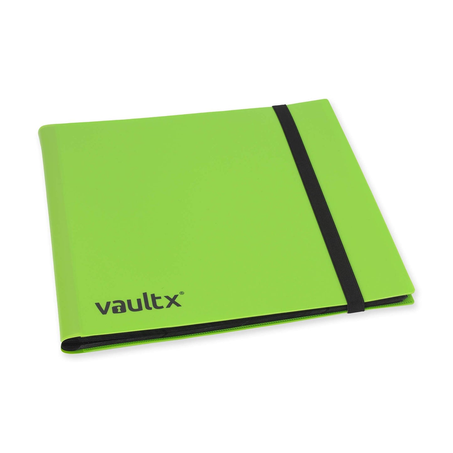 Vault X 12 Pocket Strap Binder – 480 Card Capacity | Standard Size | Green