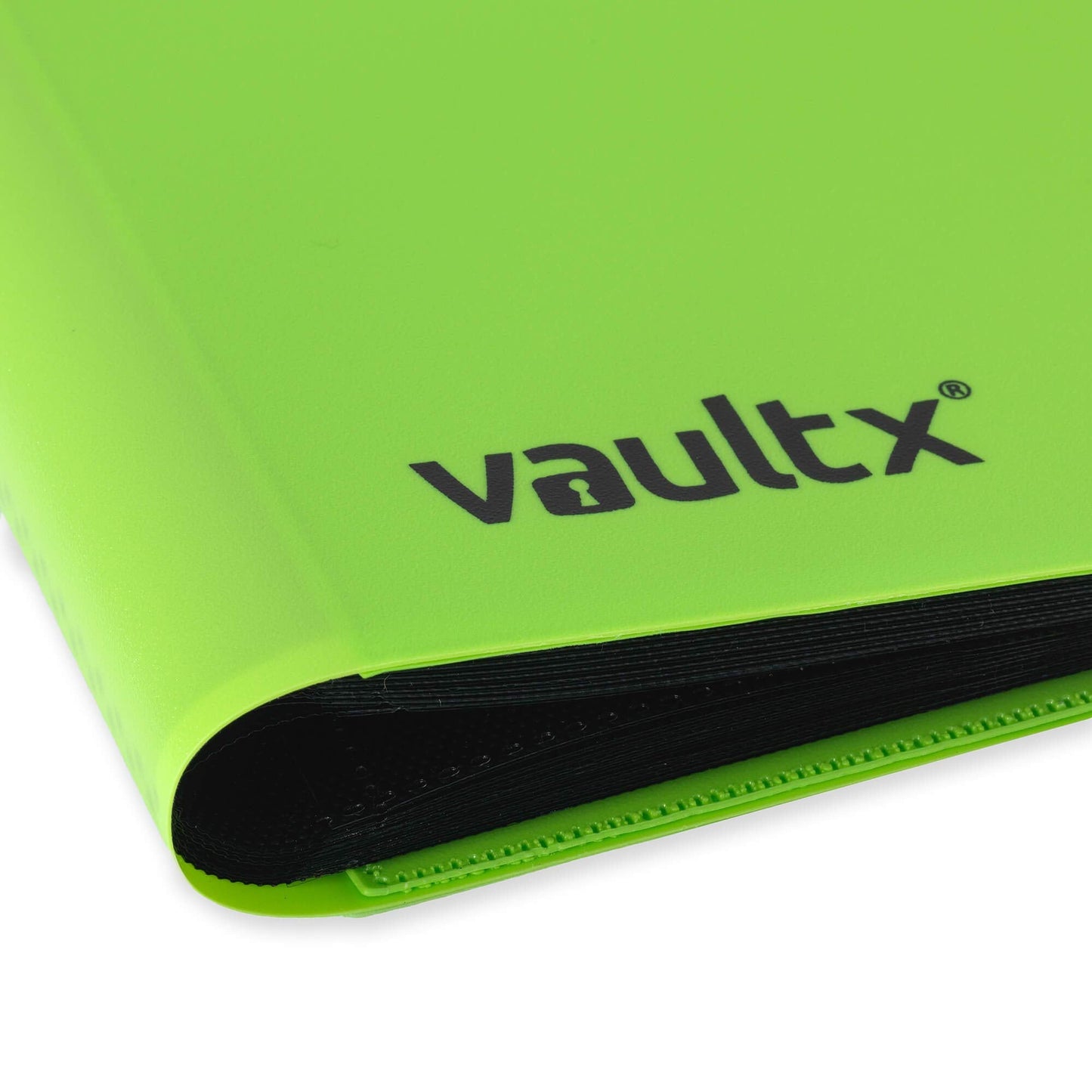 Vault X 12 Pocket Strap Binder – 480 Card Capacity | Standard Size | Green