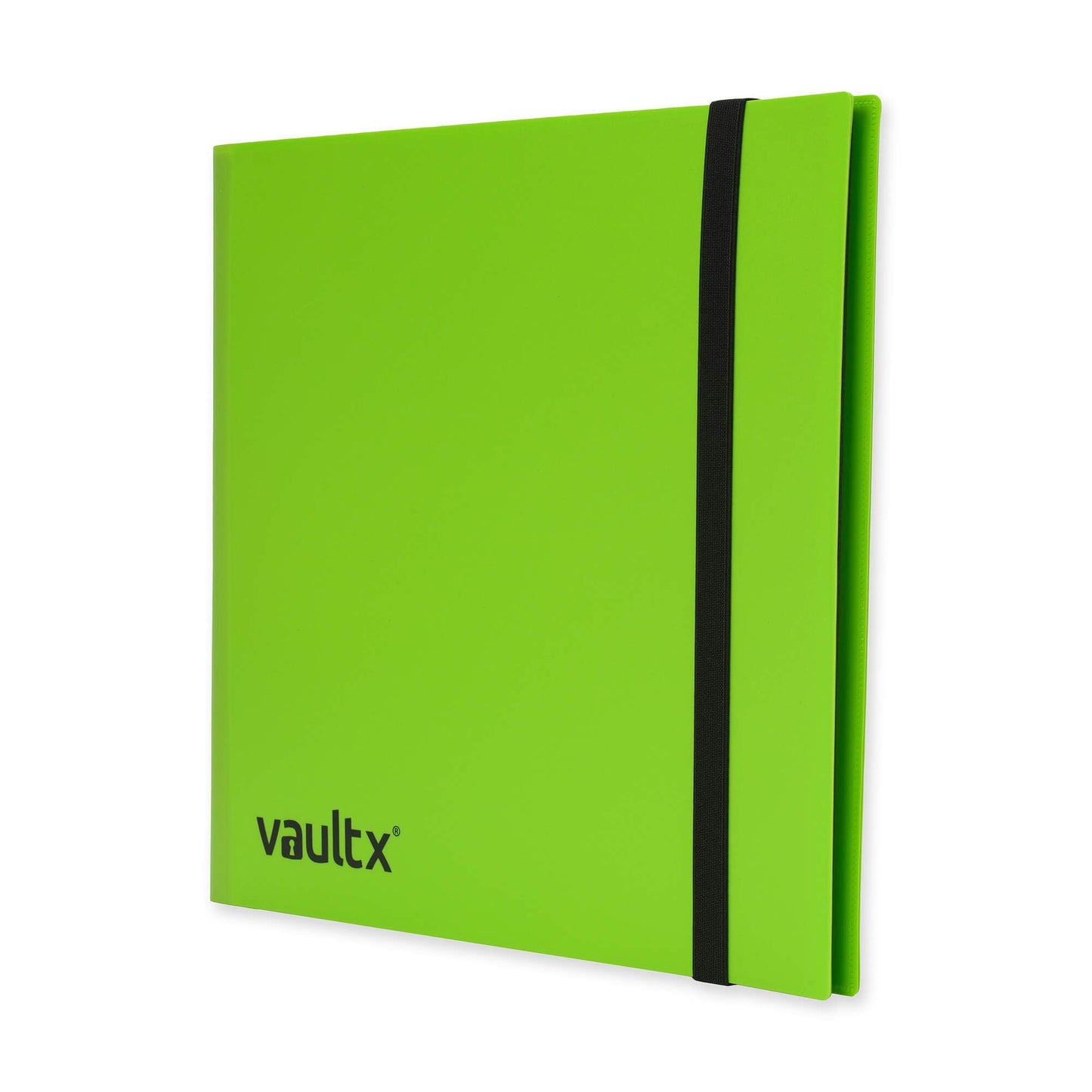 Vault X 12 Pocket Strap Binder – 480 Card Capacity | Standard Size | Green