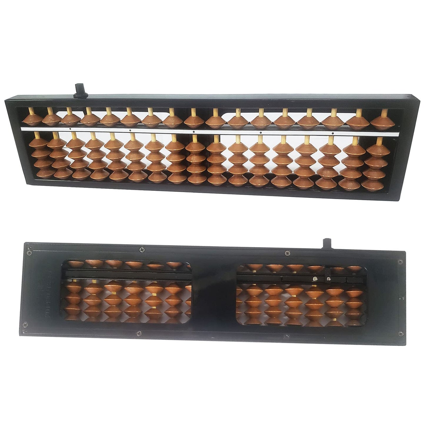 Vaupan Digit Standard Abacus Soroban – 17-Column, 10.2 in, Reset Button