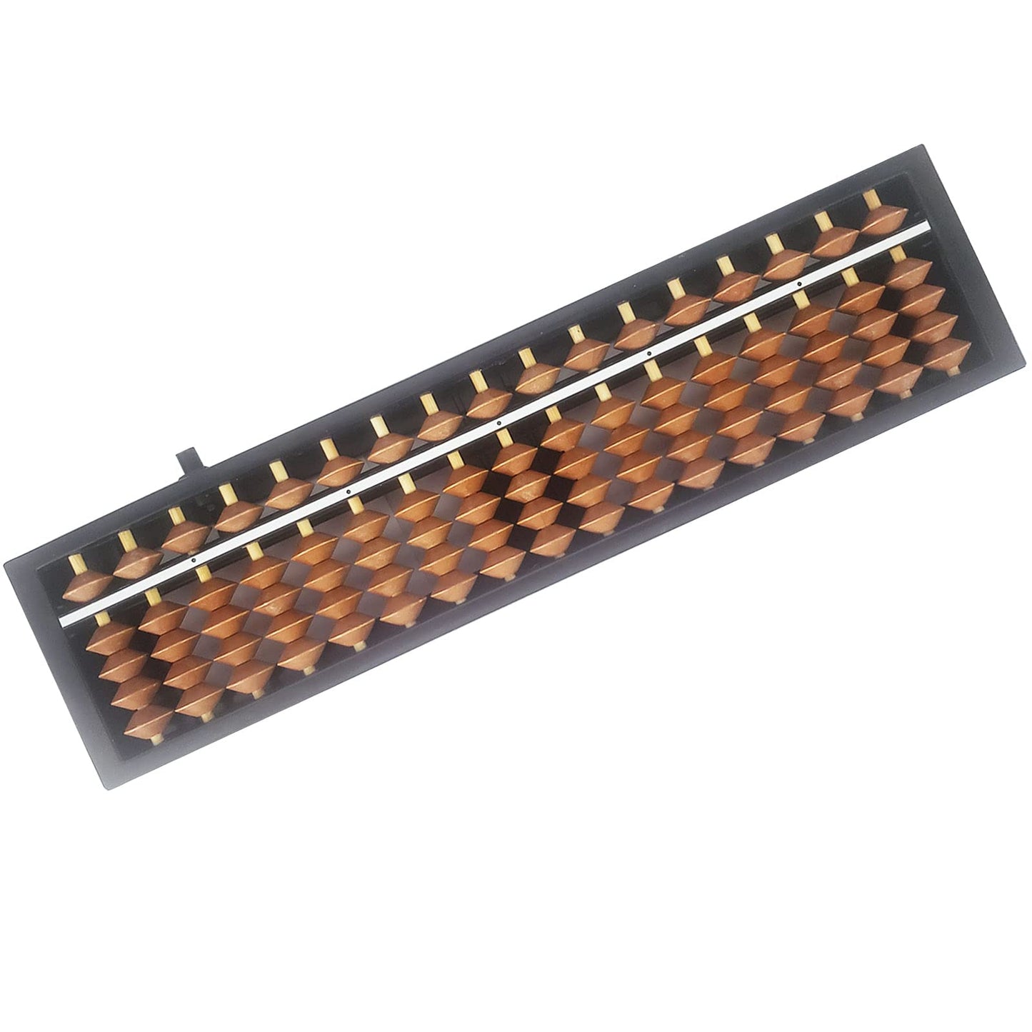 Vaupan Digit Standard Abacus Soroban – 17-Column, 10.2 in, Reset Button