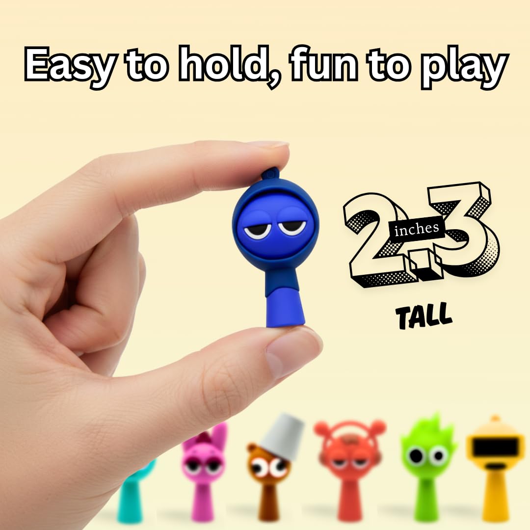 VbStar Mini Character Figures Set – Colorful Cartoon Creatures, 35-Piece Kids Toys