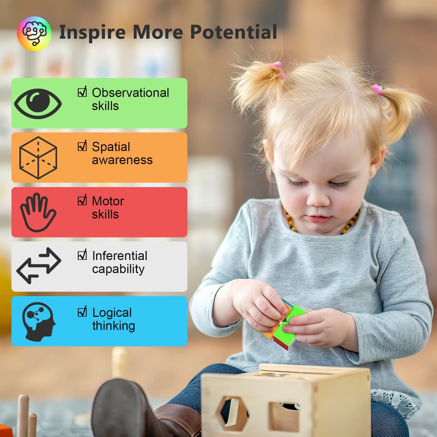 Vdealen Speed Cube Set 12 Pack – 2x2 to 4x4, Pyramid, Dodecahedron, Mirror, Skewb & More