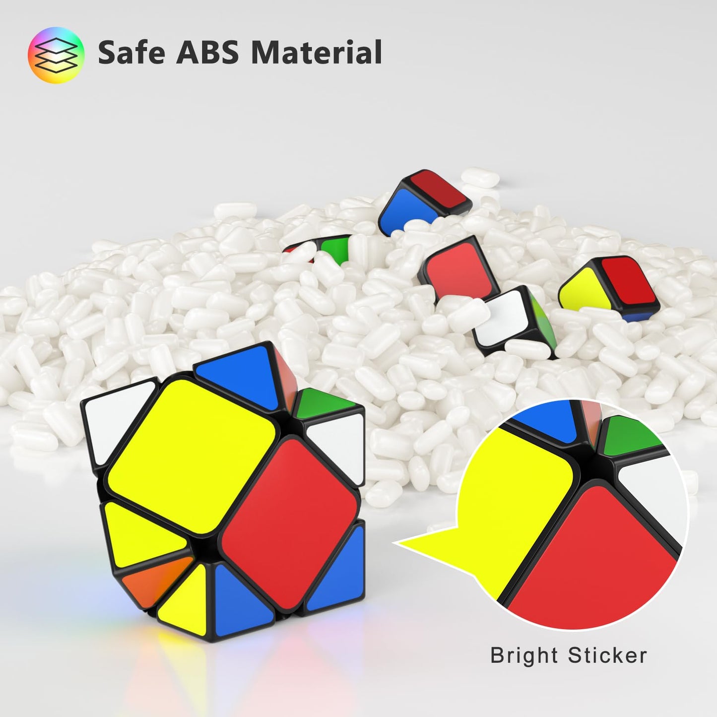 Vdealen Speed Cube Set 12 Pack – 2x2 to 4x4, Pyramid, Dodecahedron, Mirror, Skewb & More