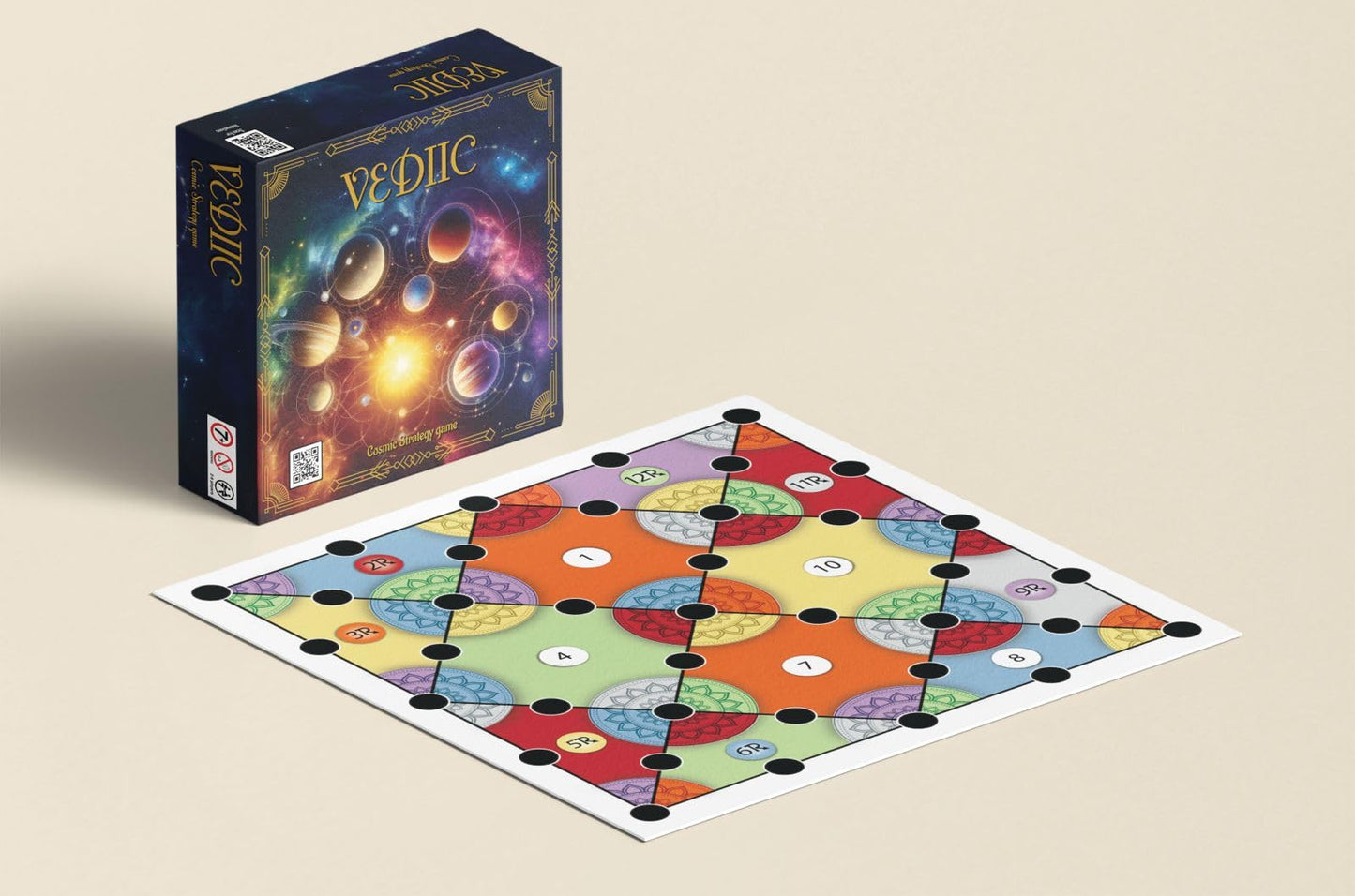Vediic: Vedic Board Game – Cosmic Strategy for 2-7 Players