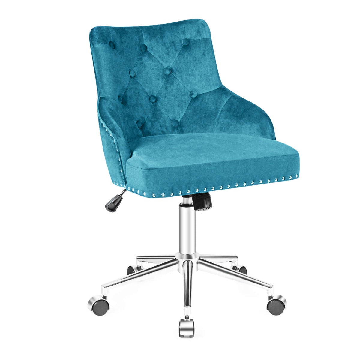 Adjustable 360° Swivel Accent Armchair-Beige