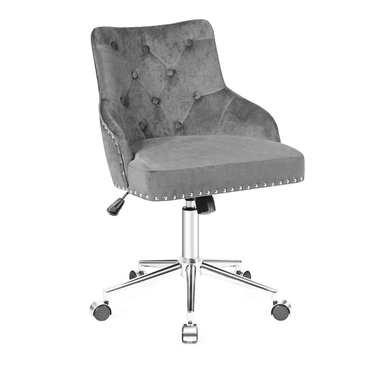 Adjustable 360° Swivel Accent Armchair-Beige
