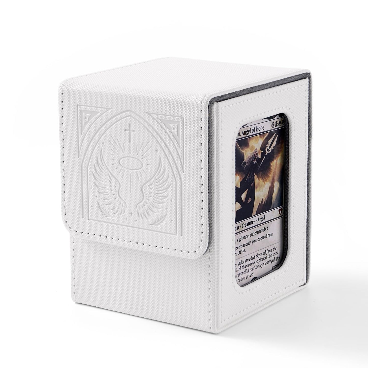 Venssu MTG Deck Box with Commander Display – Holds 100 Double-Sleeved Cards