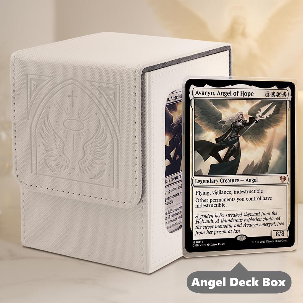 Venssu MTG Deck Box with Commander Display – Holds 100 Double-Sleeved Cards