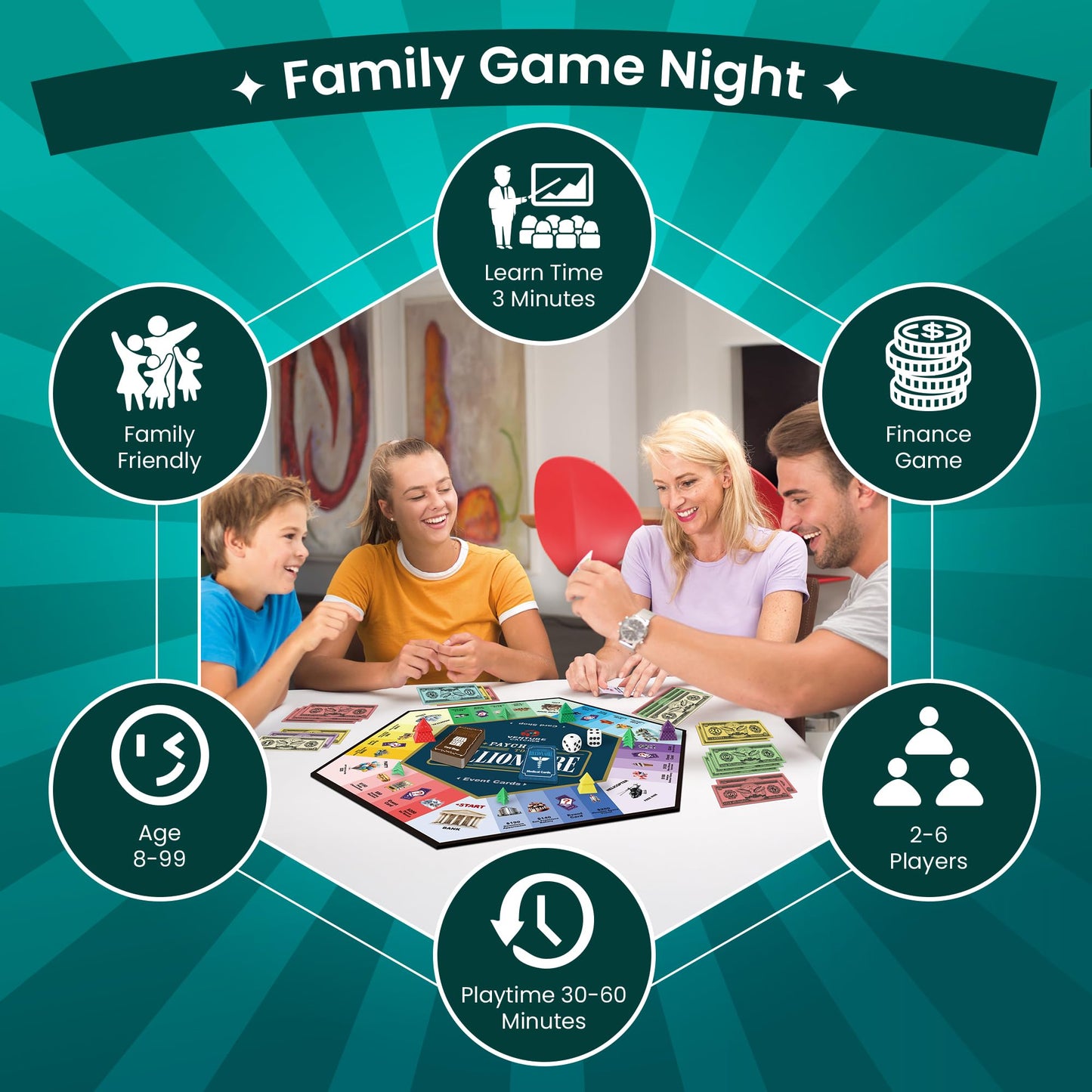 Paycheck to Billionaire – Smart Investing & Cost Management Board Game by Venture Catcher