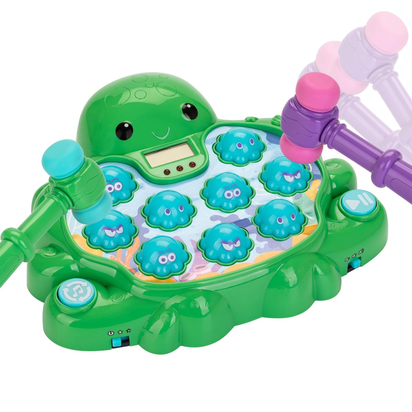 Veoasis Interactive Whack-a-Mole Game for Toddlers – Digital Display, Silent Mode, 26 Levels