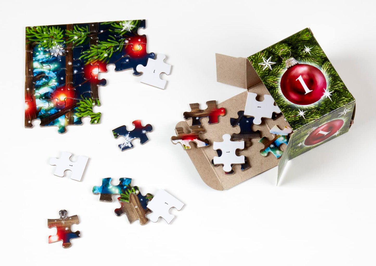 Jigsaw Puzzle Advent Calendar 1000 Pieces – The Inn at Christmas by Vermont Christmas Company