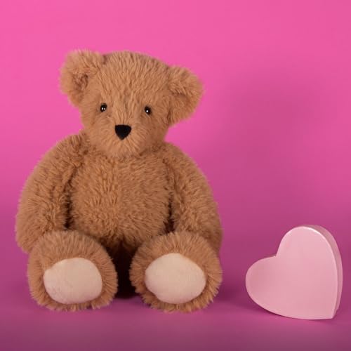 Vermont Teddy Bear Super Soft Almond Brown Teddy Bear – 18 Inch Plush, Made in the USA, Lifetime Guarantee