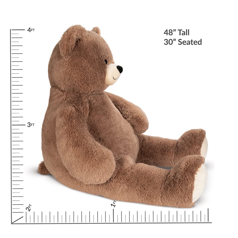Vermont Teddy Bear Giant Teddy Bear - 4-Foot Plush from Giant Cuddle Collection | USA Crafted