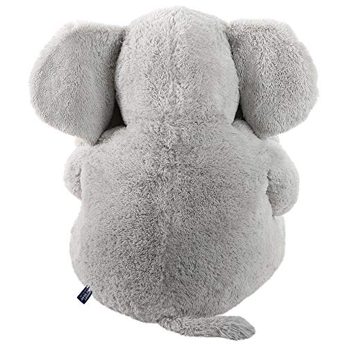 Vermont Teddy Bear Giant Elephant Stuffed Animal – 4-Foot Plush from Giant Cuddle Collection