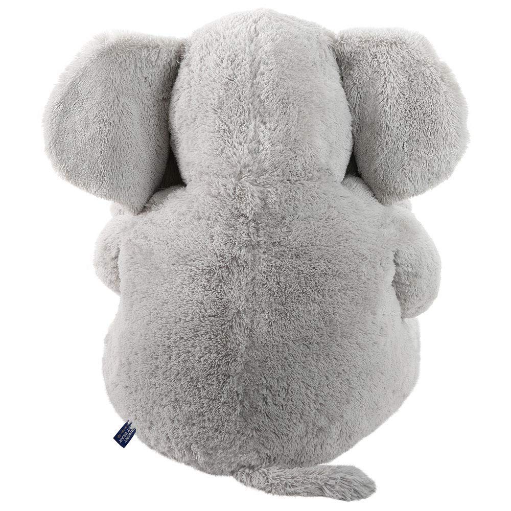 Vermont Teddy Bear Giant Elephant Stuffed Animal – 4-Foot Plush from Giant Cuddle Collection