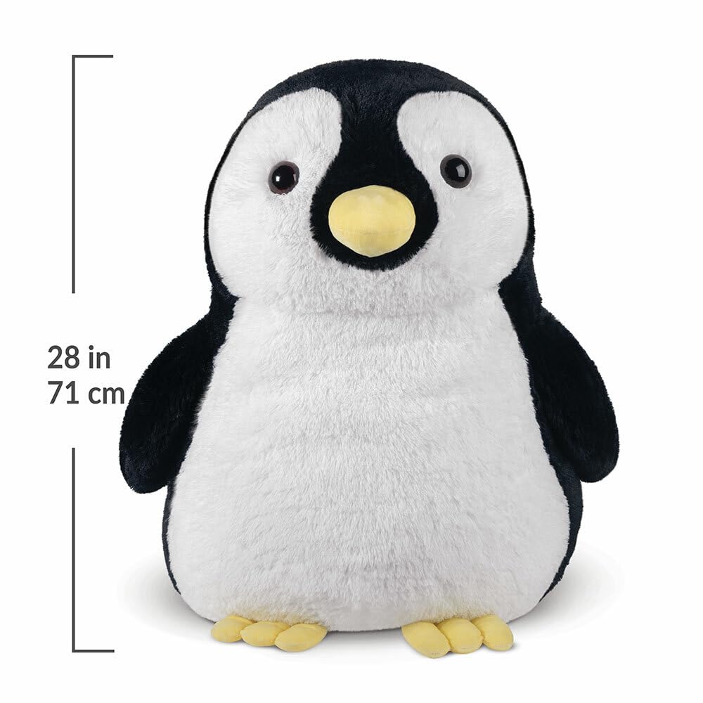 Vermont Teddy Bear Giant Penguin Stuffed Animal - 28-Inch Plush from Giant Cuddle Collection
