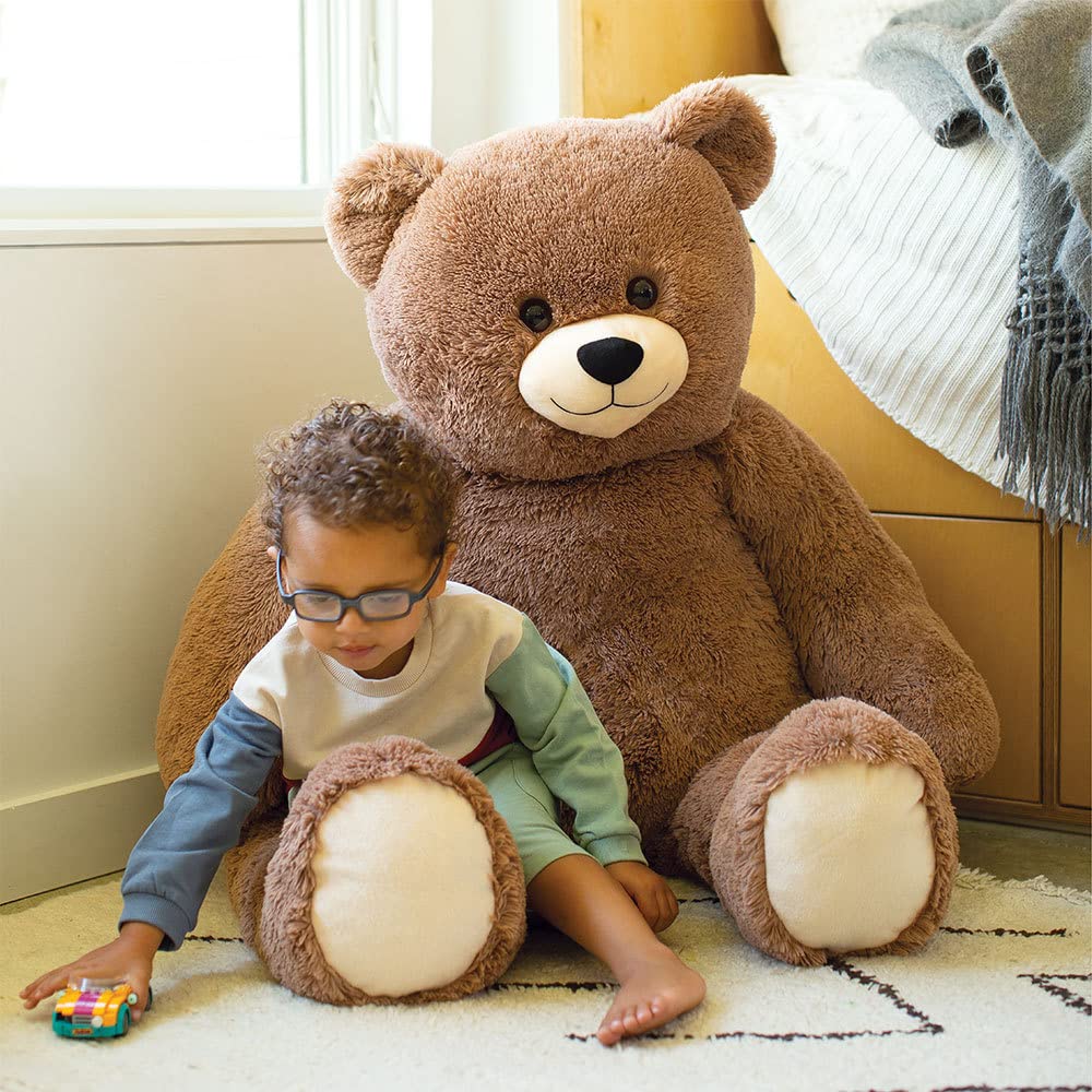 Vermont Teddy Bear Giant Teddy Bear - 4-Foot Plush from Giant Cuddle Collection | USA Crafted