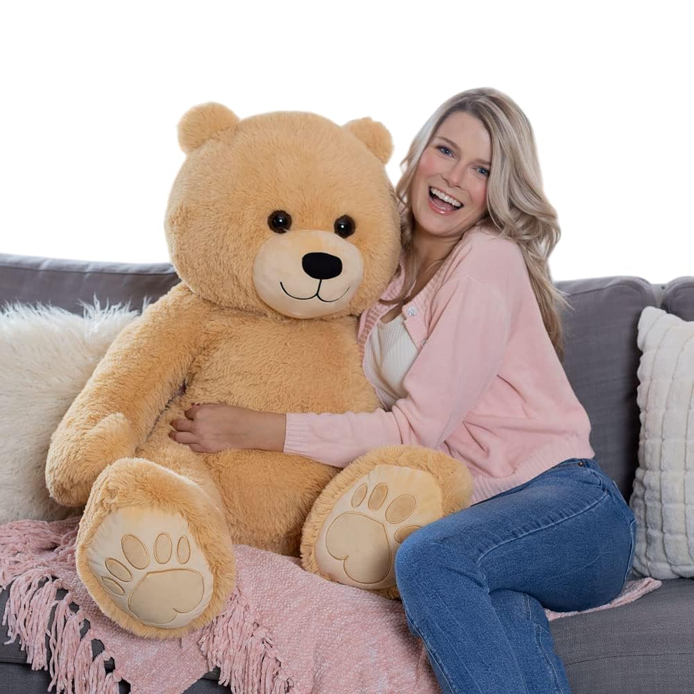Vermont Teddy Bear Huge Teddy Bear - 4 ft Boo Bear Giant Cuddle Plush