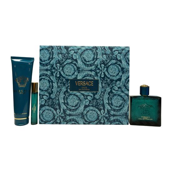 Versace Eros Parfum Gift Set 100ml Parfum + 10ml Parfum + 150ml Shower Gel