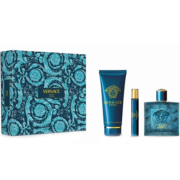 Versace Eros Parfum Gift Set 100ml Parfum + 10ml Parfum + 150ml Shower Gel