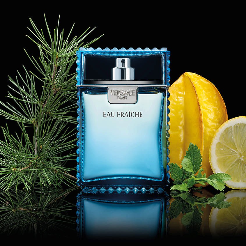 Versace Man Eau Fraiche Gift Set 100ml EDT + 10ml EDT + Bag