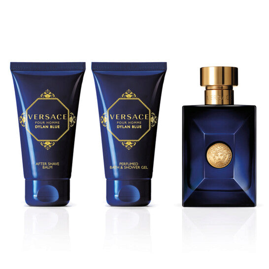 Versace Eros Gift Set 50ml EDT + 50ml Aftershave Balm + 50ml Shower Gel