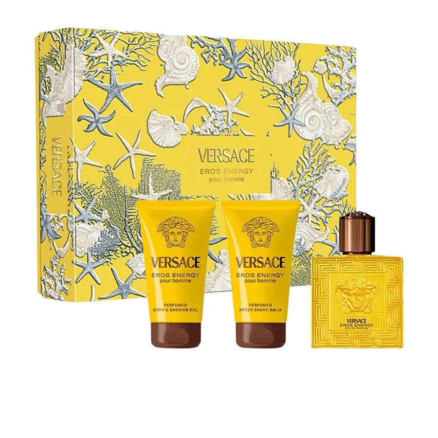 Versace Eros Energy Gift Set 50ml EDP + 50ml Shower Gel + 50ml Aftershave Balm