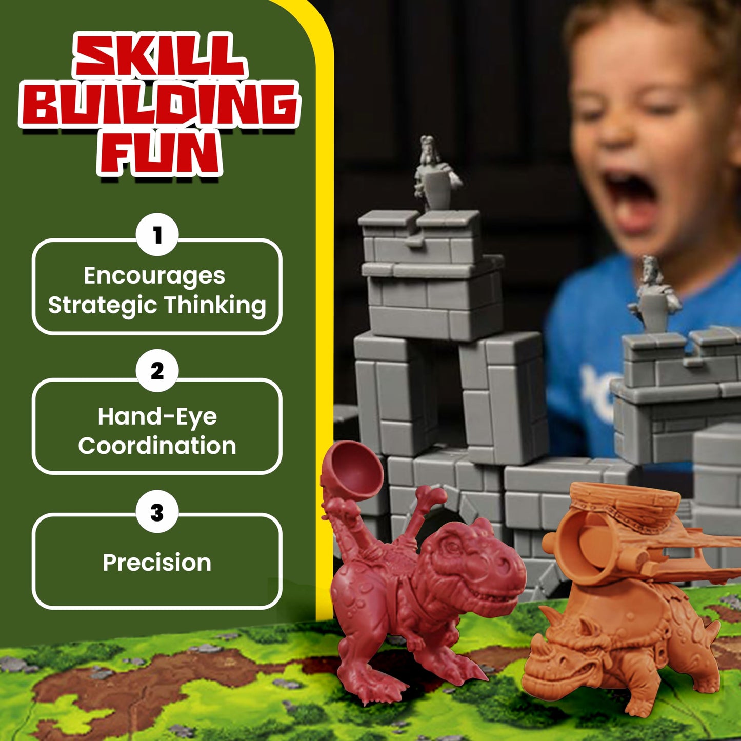 Vesuvius Media Catapult Feud — Base Game, Expansions & Dino Pack Expansion