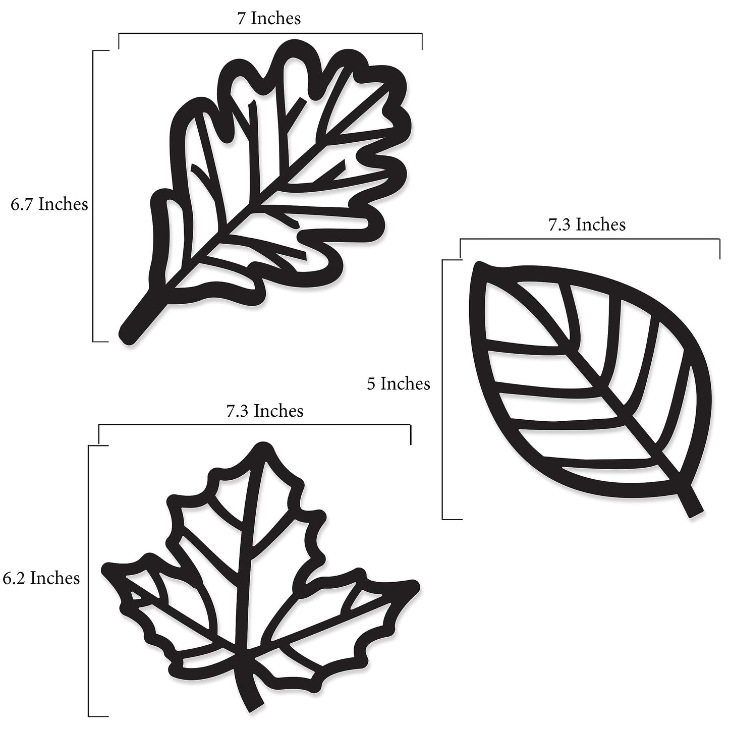 VHALE Suncatchers Craft Kit — 3 Sets (9 Cutouts) Fall Leaf Sun Catchers