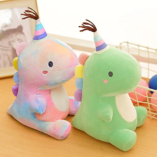 VHYHCY 9-Inch Dinosaur Plush Toy – Soft Colorful Dino Plushies for Kids | Gift for Boys & Girls
