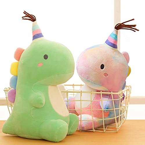 VHYHCY 9-Inch Dinosaur Plush Toy – Soft Colorful Dino Plushies for Kids | Gift for Boys & Girls