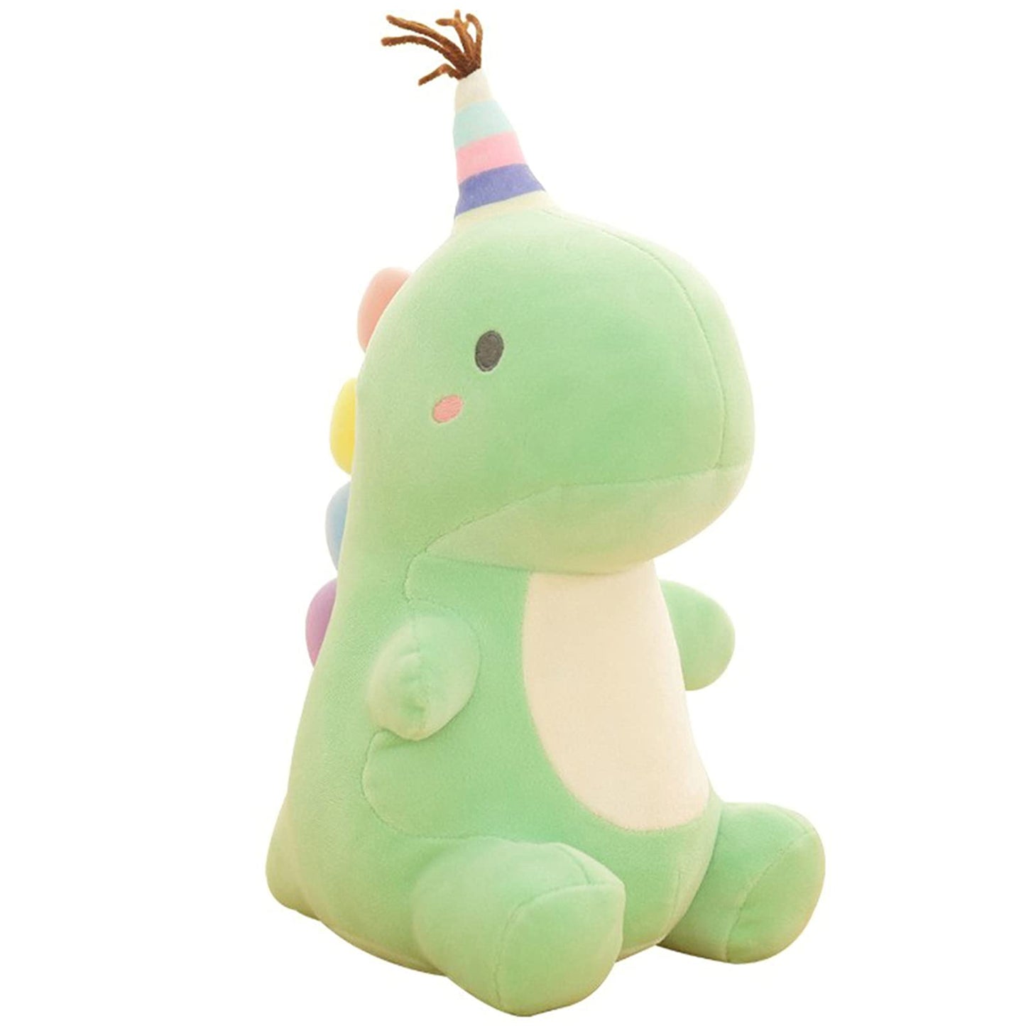VHYHCY 9-Inch Green Dinosaur Plush Toy – Soft Stuffed Animal for Kids