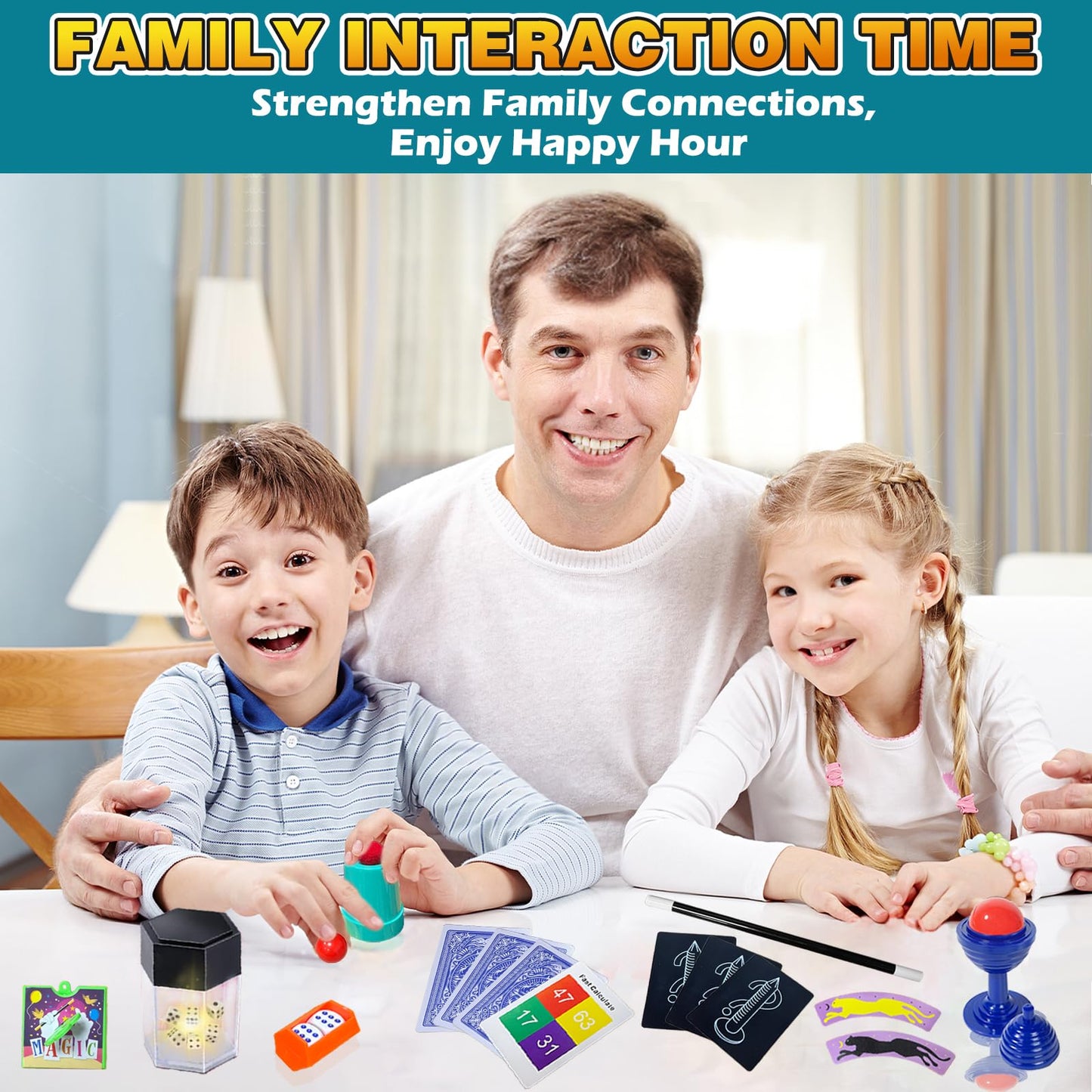 VIANBYE Magic Kit for Kids – 24-in-1 Tricks with Step-by-Step Video Guides