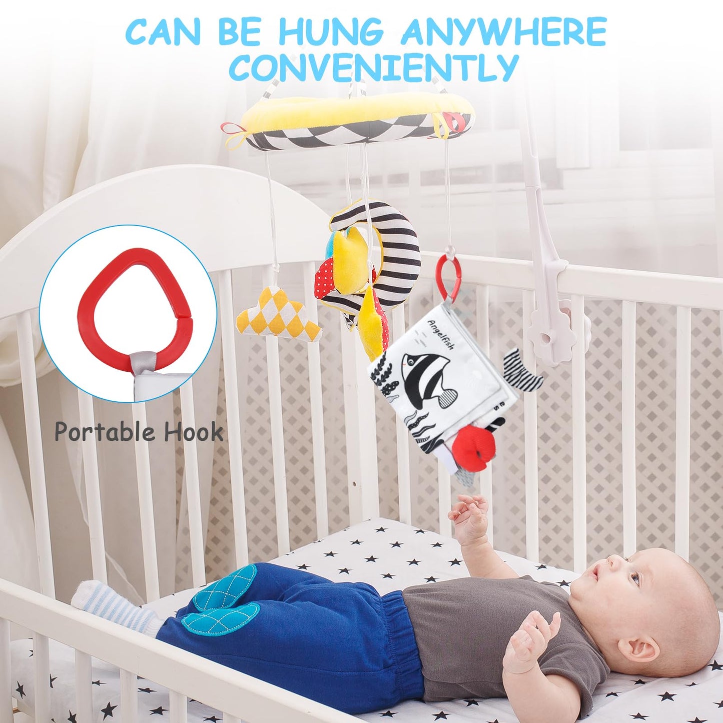 Vicloon Ocean Cloth Book: 3D Touch & High-Contrast Baby Toy
