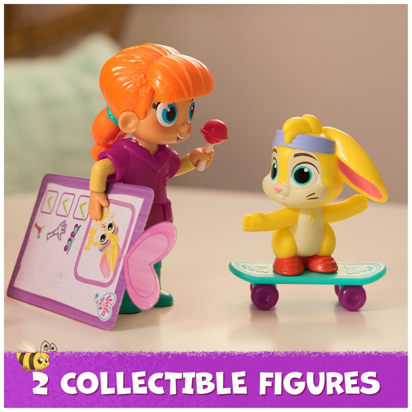 Vida the Vet Zig Zag Cast & Care Pack – Action Figures & Doctor Kit for Kids 3+