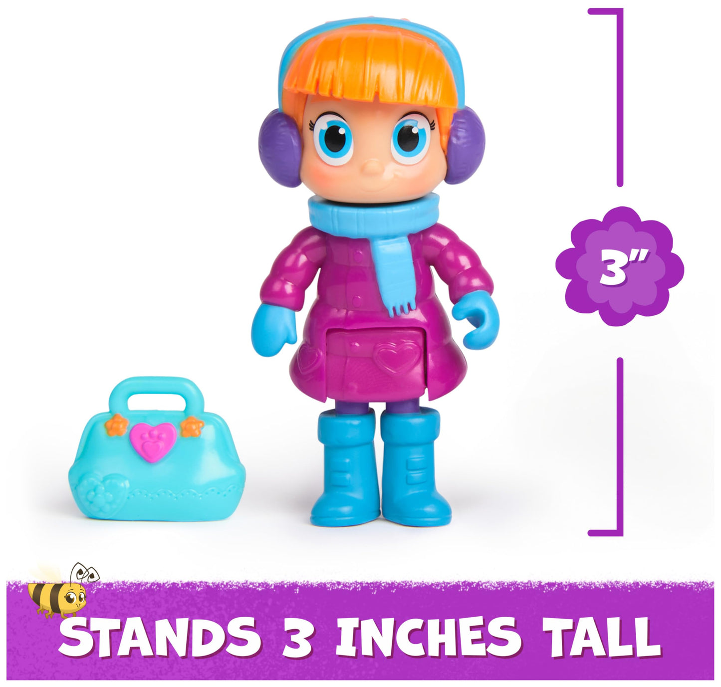 Vida the Vet Chilly Check Up Pack — Vida & Popcorn Figures with Vet Bag | Kids Vet Toys 3+
